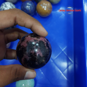 Natural Strawberry Jasper Gemstone Ball Handmade Ball Shape Gemstone