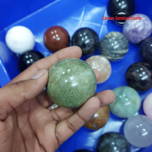 Natural Green Jasper Gemstone Ball Power Of Meditation Gemstone Ball