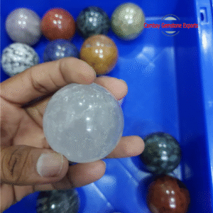 Natural Crystal Gemstone Ball Unique Handmade Ball Shape Gemstone