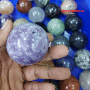 Beautiful Lepidolite Gemstone Ball Dazzling Ball Shape Gemstone Gift For Everyone
