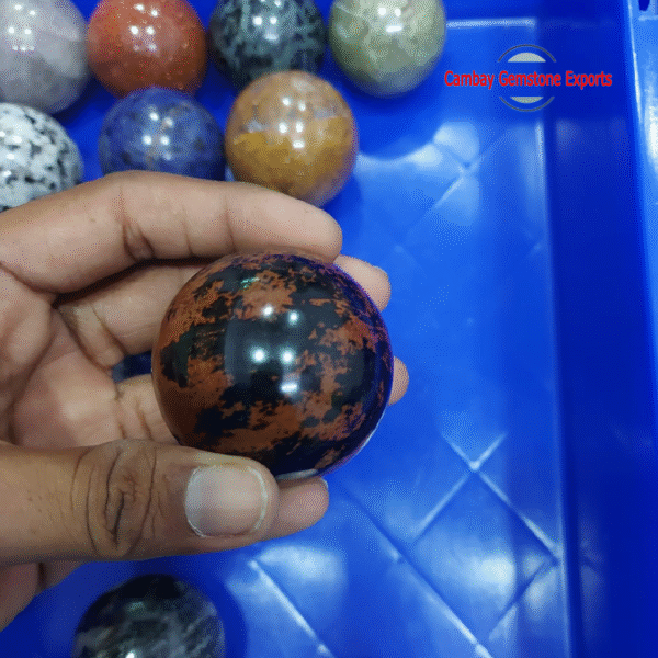 Natural Red Jasper Gemstone Ball Power Of Meditation Gemstone Ball