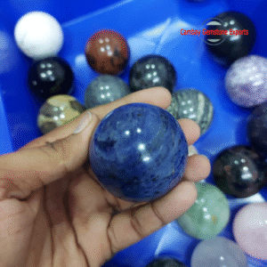 Natural Sodalite Gemstone Ball Dazzling Handmade Gemstone Ball Gift For Him