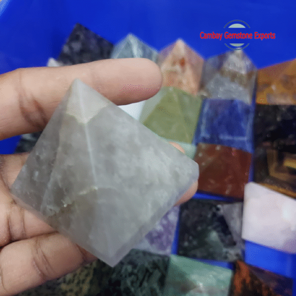 New-Project-2023-04-23T015552.952.png Natural White Gemstone Pyramid Attractive Healing For Energy Gemstone Pyramid