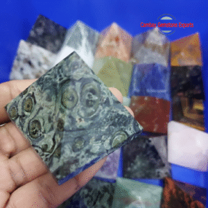 Natural Kabamba Gemstone Pyramid Unique Healing For Energy Gemstone Pyramid