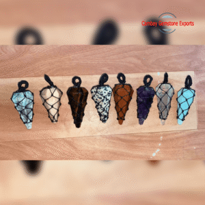 QUARTZ WRAPPED PENDANTS