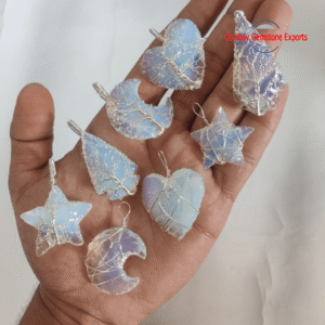QUARTZ WRAPPED PENDANTS