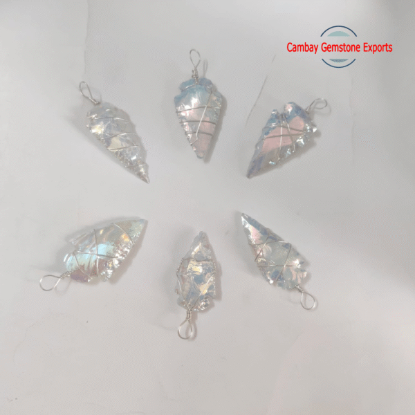 QUARTZ WRAPPED PENDANTS