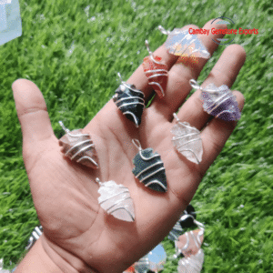 QUARTZ WRAPPED PENDANTS