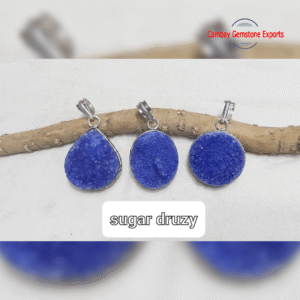 SUGAR DRUZY CABACHONS PENDANTS