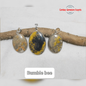 BUMBLE BEE CABACHONS PENDANTS
