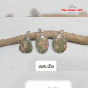 UNAKITE CABACHONS PENDANTS