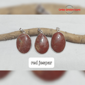 RED JASPER CABACHONS PENDANTS