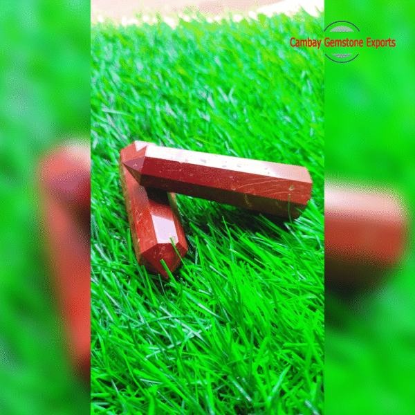 New-Project-2023-05-06T123314.756-min.png Natural Red Jasper Gemstone Point Tower Healing For Power Energy Tower