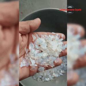 WHITE AGATE STONES CHIPS
