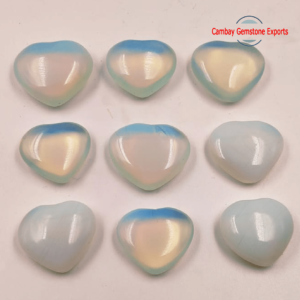 Beautiful Opalite Quartz Briolette Heart Shape Gemstone Dazzling Quartz