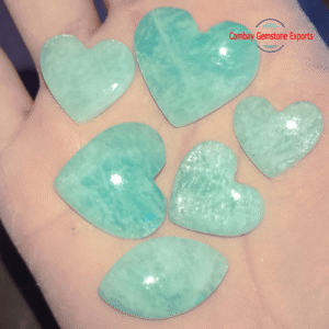 New-Project-2023-05-21T141303.402-min.png Natural Amazonite Flat Back Cabochon Loose Gemstone Wholesale Gemstone