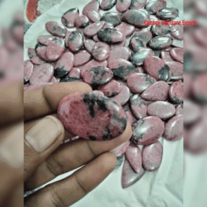 New-Project-2023-05-21T141351.897-min.png Natural Strawberry Jasper Cabochon gemstone Handmade Polished Cabochon gemstone