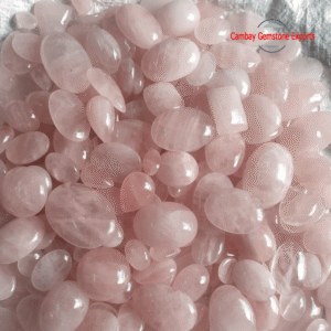 New-Project-2023-05-21T142100.422-min.png Natural Lite Rose Quartz Cabochon Gemstone Loose Jewelry's Gemstone