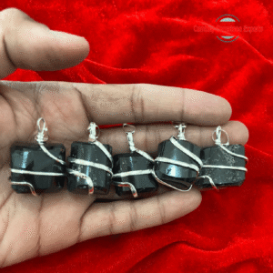 TUMBLED STONES WRAP PENDANTS