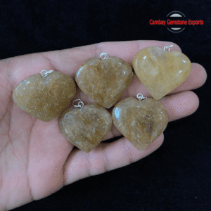 GEMSTONE HEART PENDANTS