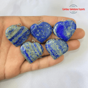 GEMSTONE HEART PENDANTS