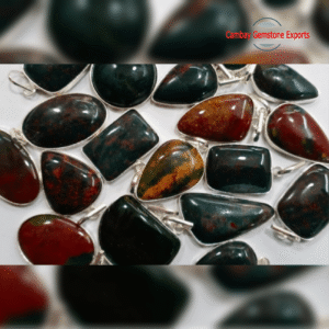 Natural Red Green Jasper Gemstone Pendant Ready To Wear gemstone Pendant