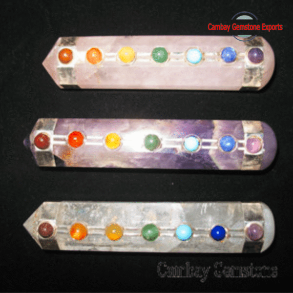 7 STONE CRYSTALS WANDS