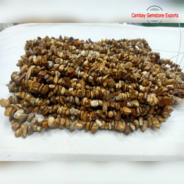 Natural Brown Jasper Uncut Gemstone Beads Dazzling Jewelry's Uncut Beads