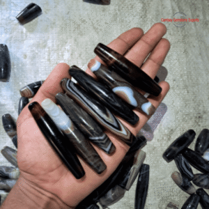 Black Sardonyx Heart Vessels