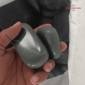 River Flat Pebbles in Containers #4