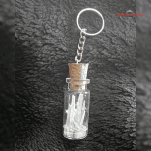 Selenite Small Bottle Keychain