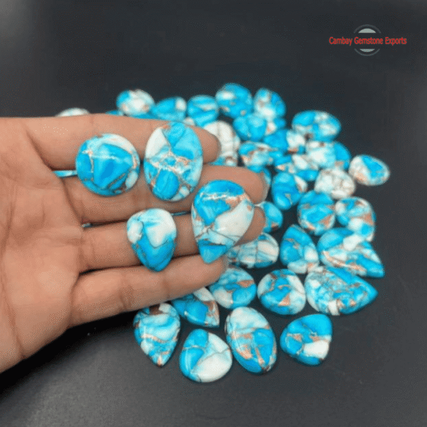 Agate Copper Cabachons #1