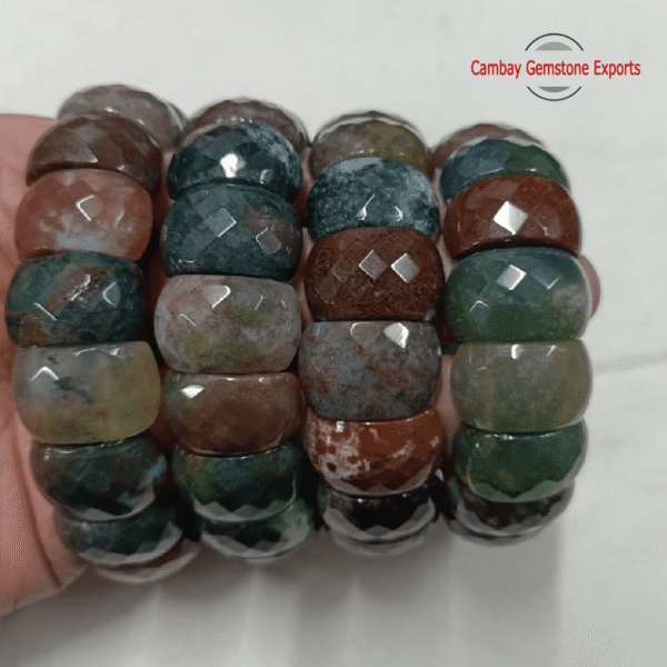 Multi Color Faceted Gemstone Bracelets