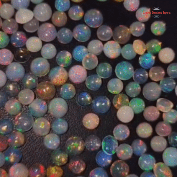 Round Opal Cabochon Series Italian Mince