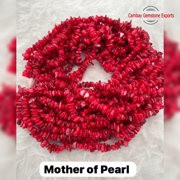 Mother of Pearl Gemstone Chips Necklace