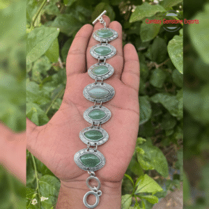 #5 Abalone Shell German Silver Bracelets