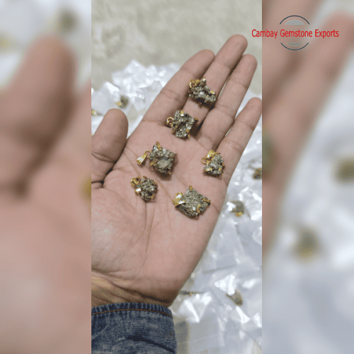 Natural Pyrite Stone Pendant