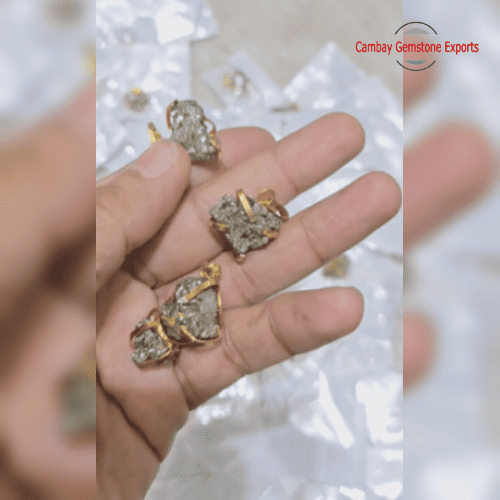 Natural Pyrite Stone Pendant