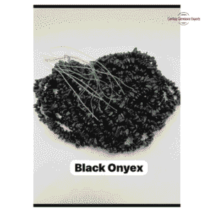 Black Onyex 33" Chips Necklaces