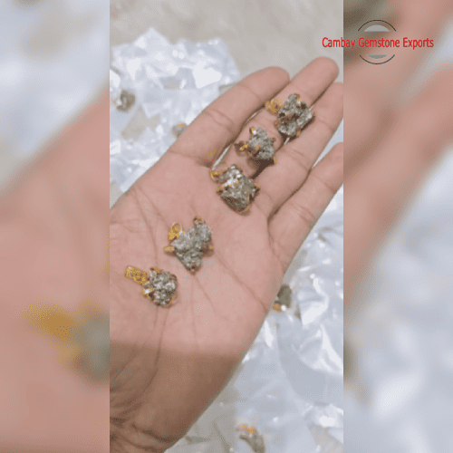 Natural Pyrite Stone Pendant