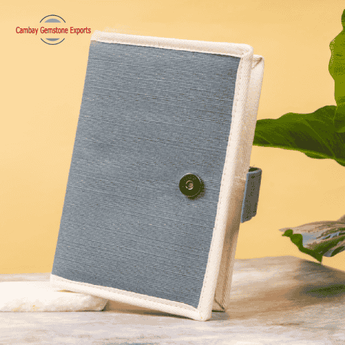 Grey Passport Cover Bags