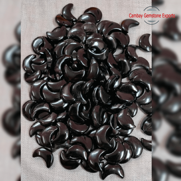 Black Quartz Moon Stone