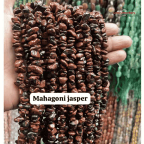 New-Project-5-1-1.png Mahagoni Jasper 33" Chips Necklaces