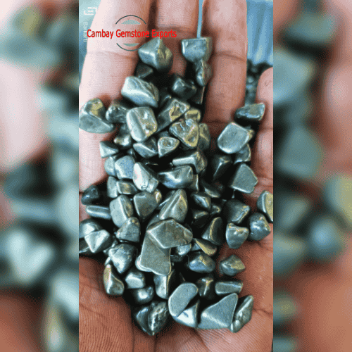 Black Onyx Obsidian Stones Chips