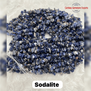 Sodalite Gemstone Chips Necklace