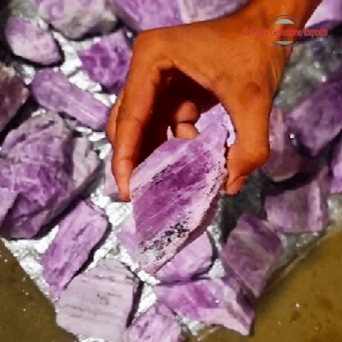 AAA Kunzite Loose Stones Bulk