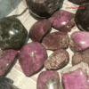 Ruby Tumbled Stones – 1 Side Polished Natural Bulk