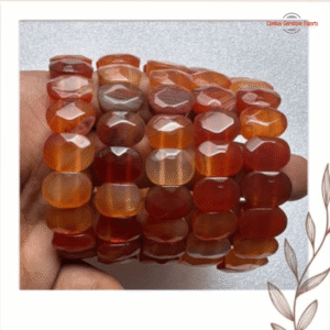 Red Carnelian Faceted Bracelets