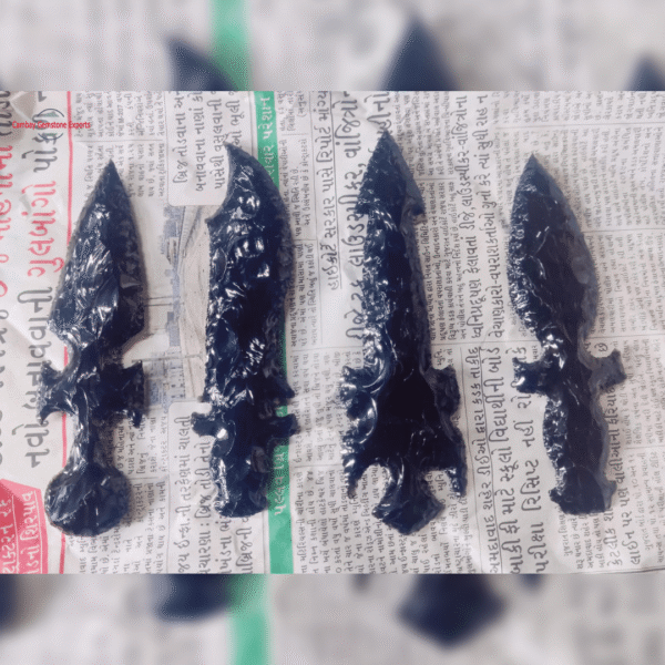 Black Obsidian Arrowhead