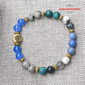 Natural Mix Gemstone Bracelet Meditation Energy Gemstone Bracelet